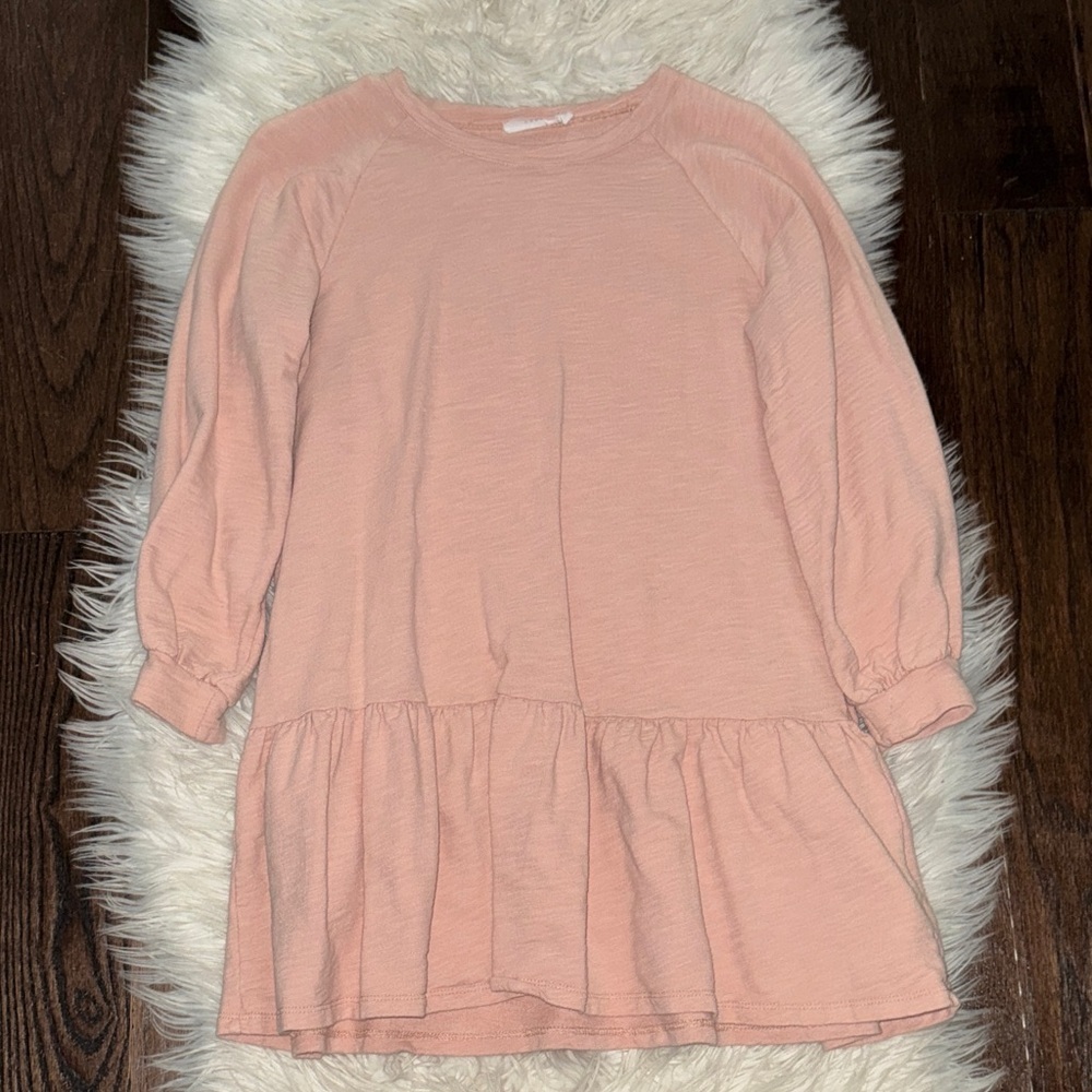 Trendy Pink Long Sleeve Tunic